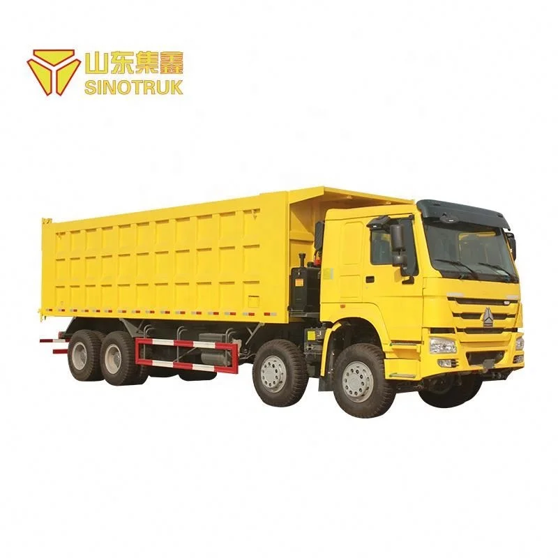 China made cheap sinotruk howo left hand drive 8x4 tipper truck prices for sale