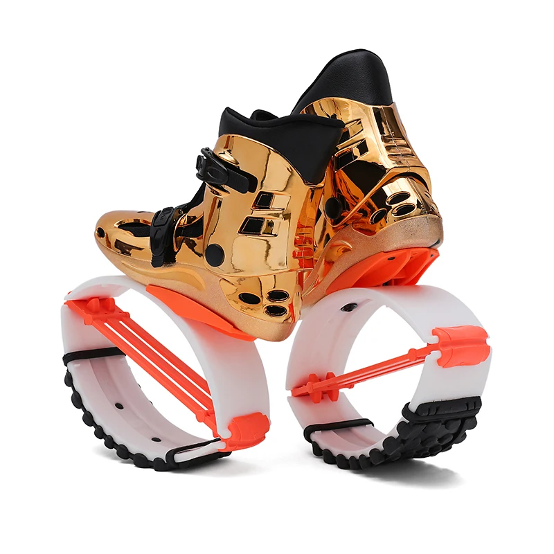 
SYJ3-D Top Power Training Sports Shoes Kangoo Jumps electroplated shiny Two-color Rebound Jumping Shoes Gym Unisex Bounce Boots 