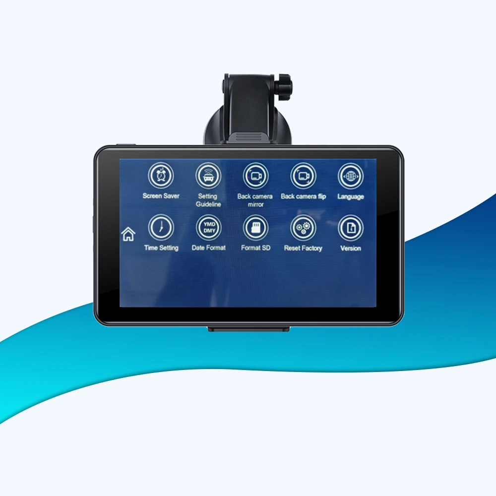 Powersun Portable Wireless Carplay & Android Auto Car Radio Autoestereo 7 Inch Touch Screen GPS BT FM Smart Car Monitor PND