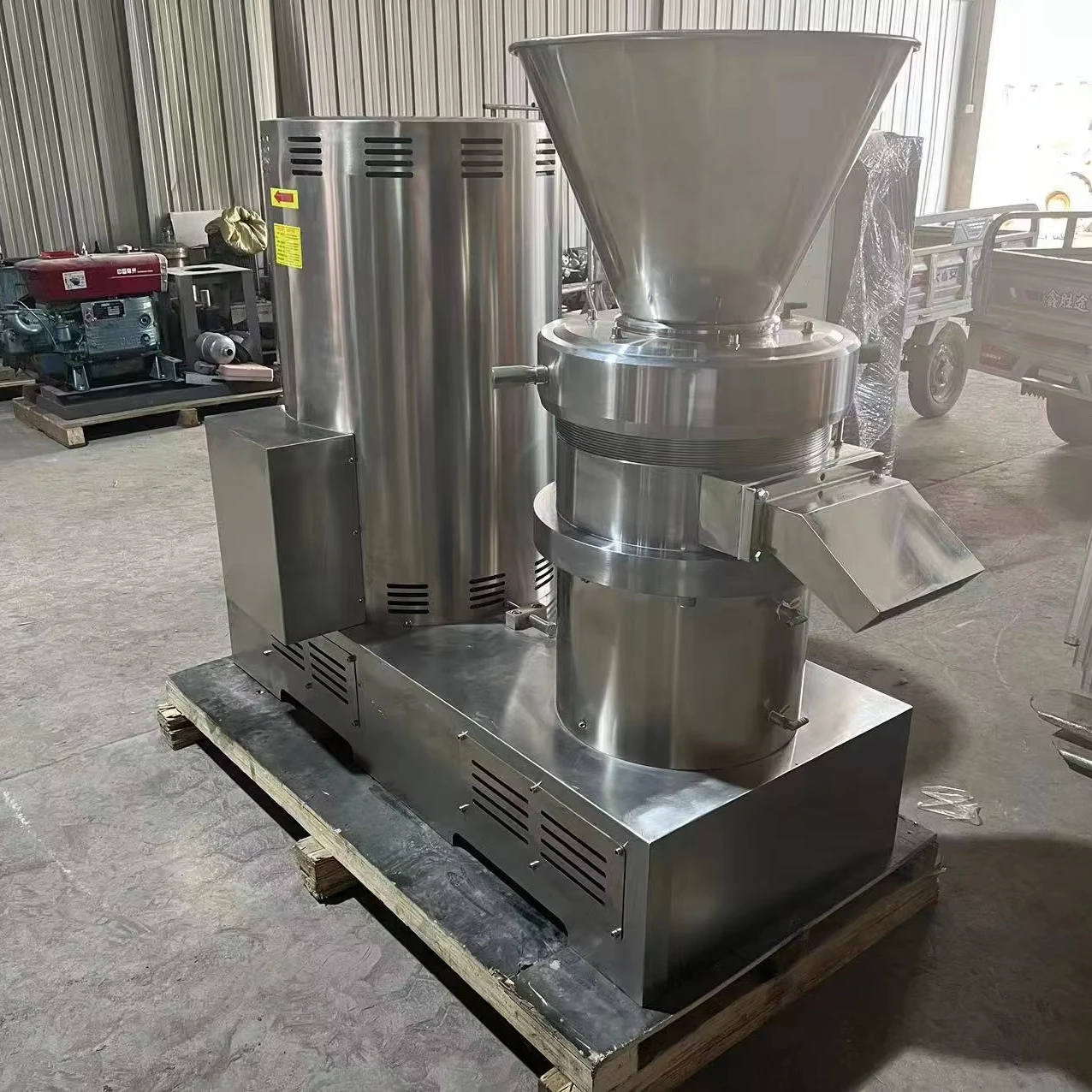 Commercial peanut cashew nut grinder colloid mill sesame seeds almond butter tahini making machine for restaurant
