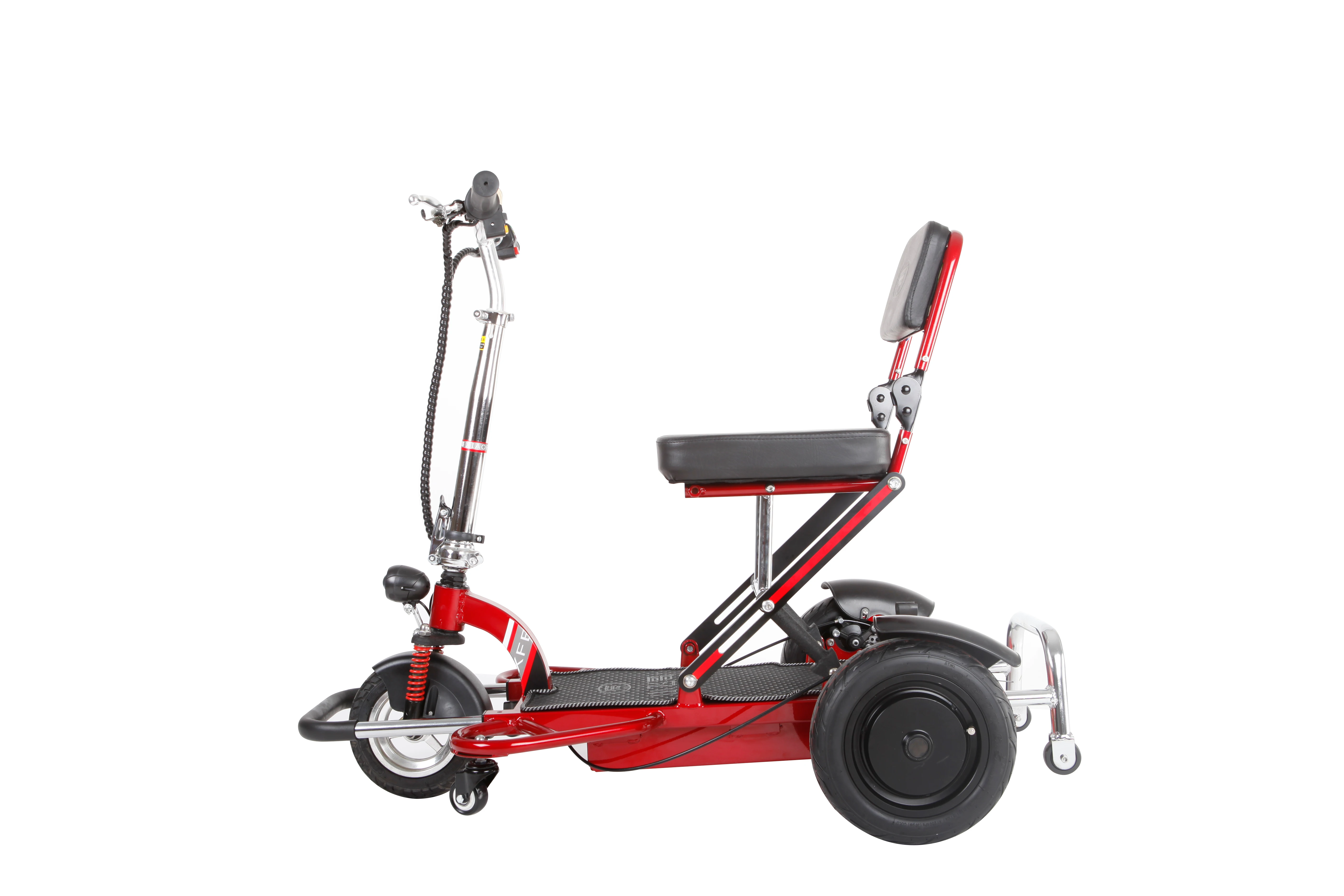 
Folding three wheels electric tricycle scooter one two seats adults older use leisure tricycles 