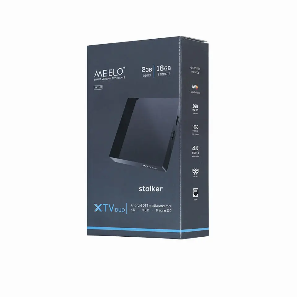 2023 New arrived XTV DUO Android 11.0 Set top Box XTV SE2 Mytv online XTV Pro IPTV TV BOX S905W2 2GB RAN 16GB ROM Media Player