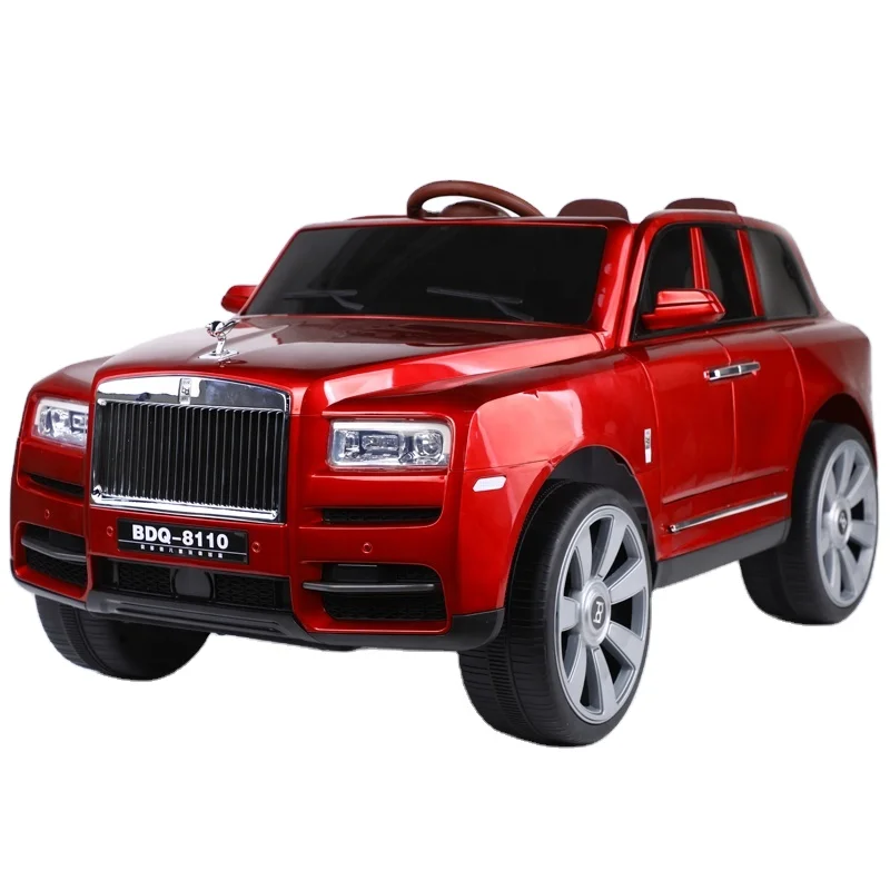 Оптовая продажа, батарея 12 В, Детский Электрический автомобиль с дистанционным управлением, игрушечные автомобили на колесах