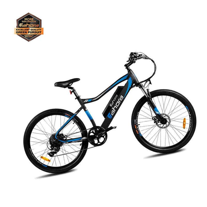 
eahora adult electric bike all aluminum alloy body full suspension frame electric bicycle 