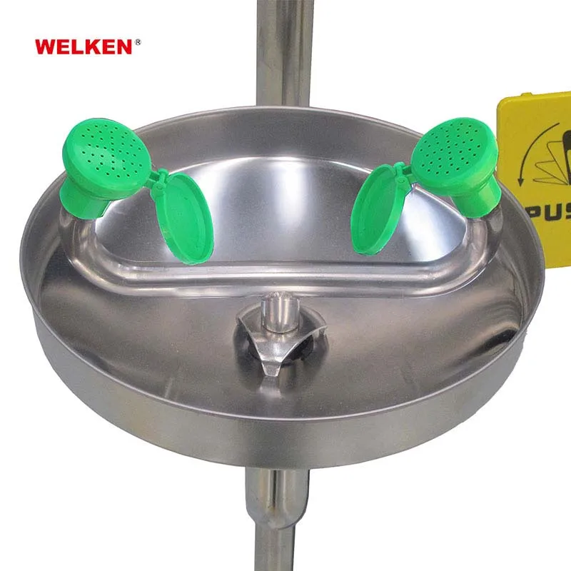 Double Nozzle Emergency Safety Shower and Eye