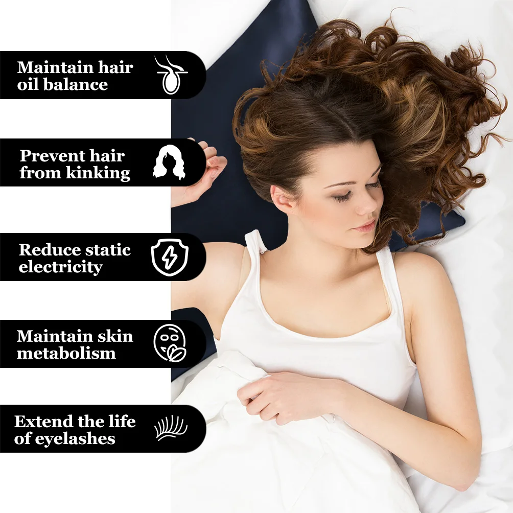 Wholesale Pure Silk Pillow Covers Soft and Comfortable Feel with Hidden Zipper Silk Pillow Cases