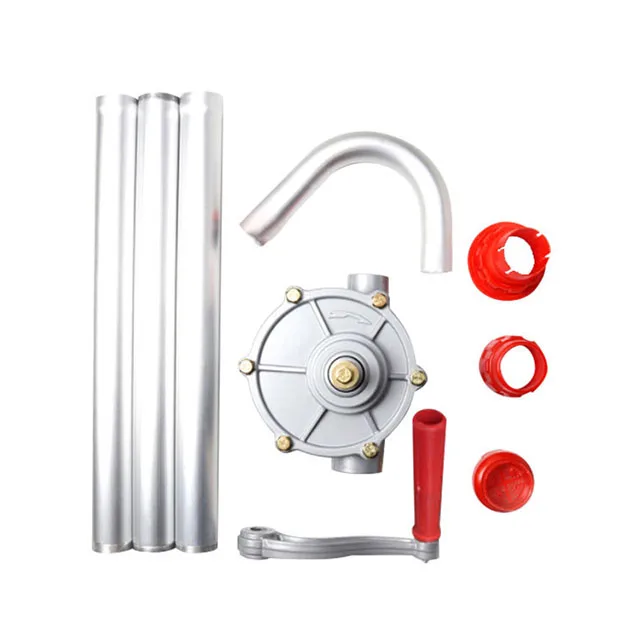 High Quality Aluminum Alloy Hand Manual Rotary Barrel Pump for Fuel Diesel Transfer