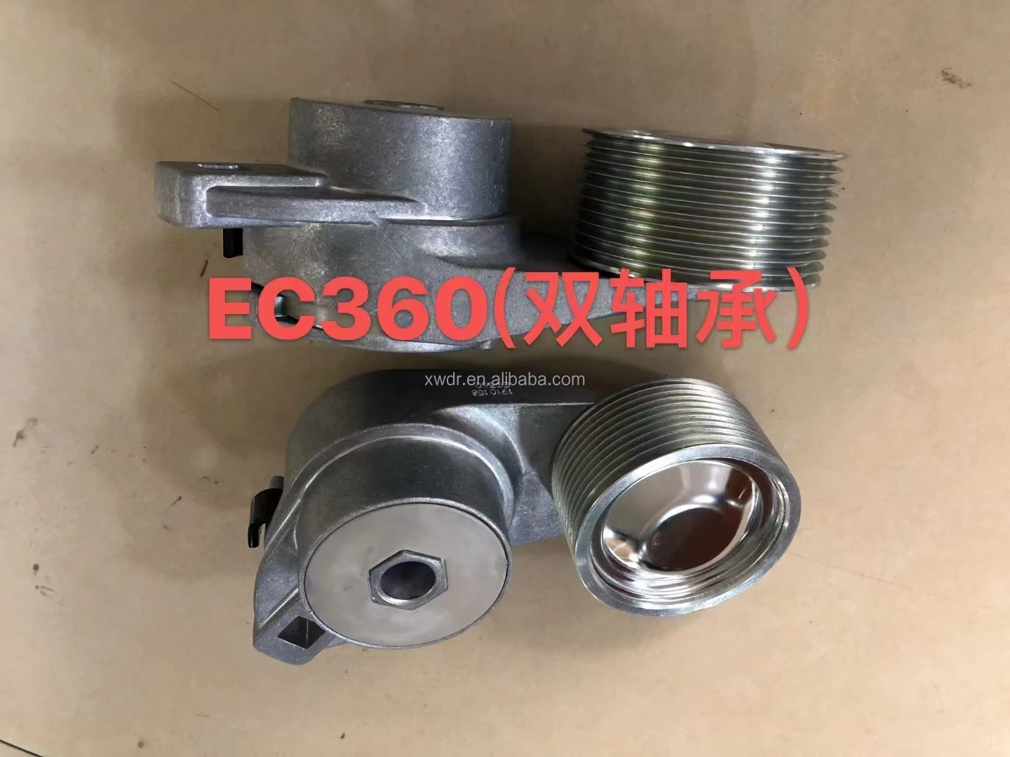 Excavator Spare Parts PC200-8 6D107 Engine Metal Tensioner Pulley