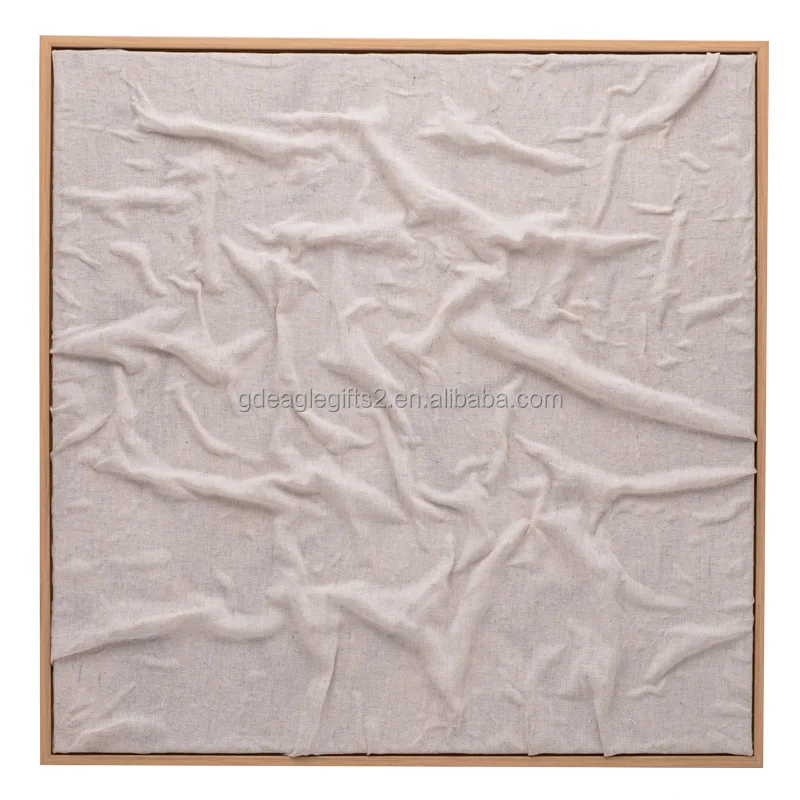 EAGLEGIFTS Custom Large Size 52cm Black Gray 3D Textured Wall Art and Painting Abstract Art Design Print Fabric for Art Works