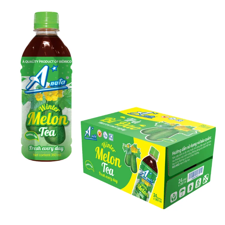 Winter Melon Tea Fruit Vegetable Juice Beverage Tea Haccp Certification Customized Packaging No Sugar Vietnam Manufacturer