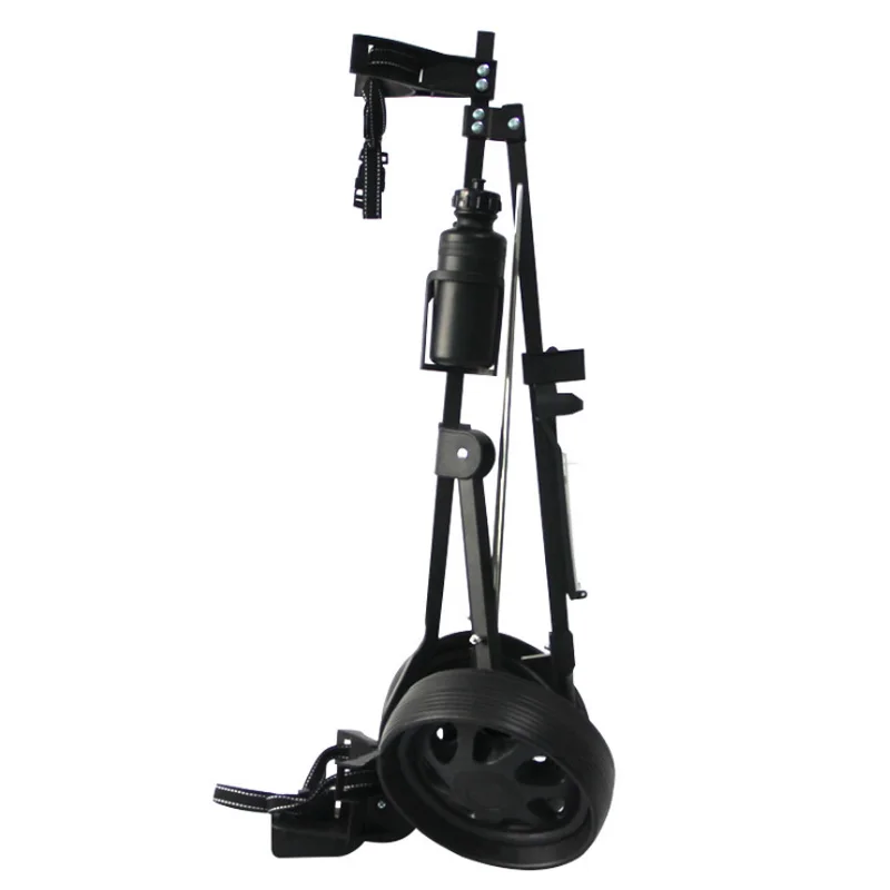 Golf charter two-wheeled trolley foldable multifunctional golf course