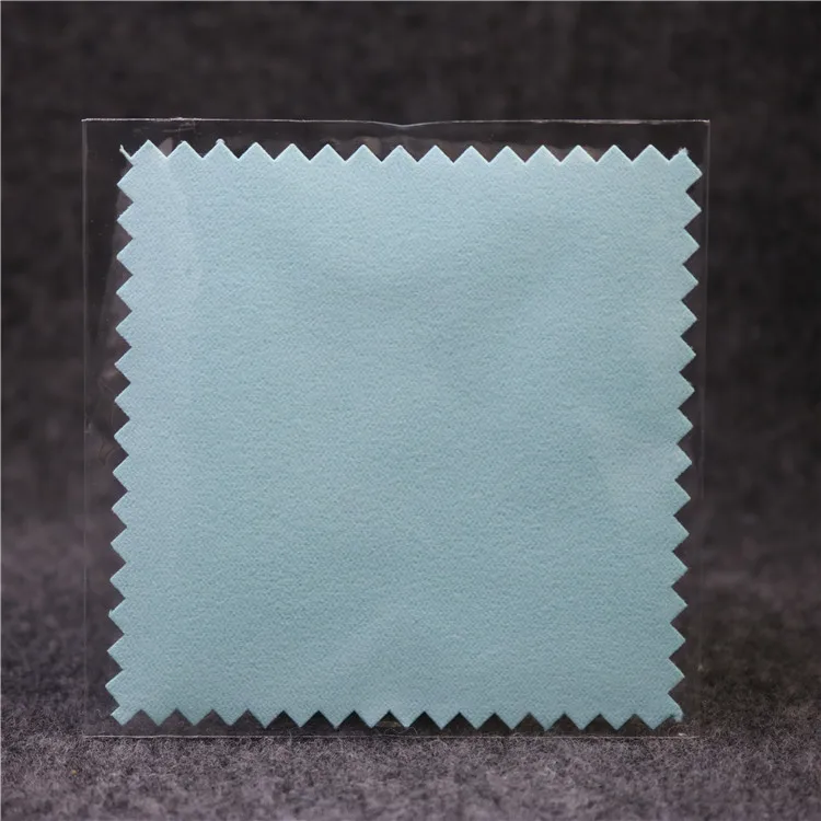 Eco-Friendly Anti Tarnish Silver Polishing Cloth For Jewelry Cleaning Silver Gold Jewelry Polishing Cloth