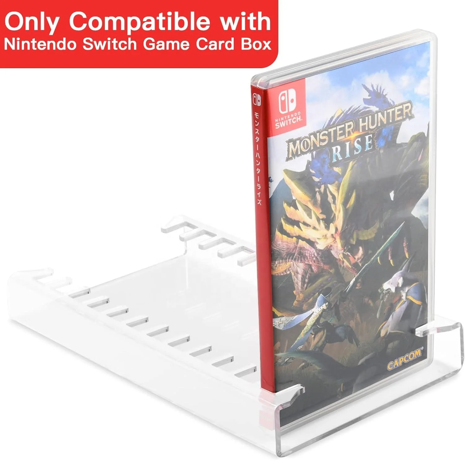 Manufacturers Customized Production of Game Box Disc Storage Rack Transparent Acrylic Home CD Record Game Display Storage Holder