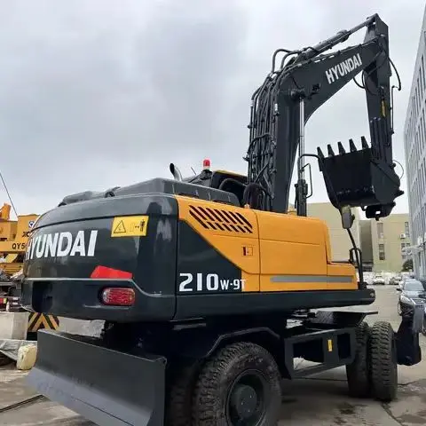 Оригинальный использованный гидравлический экскаватор Hyundai 210w-9s 210w-7 150w-9 для продажи