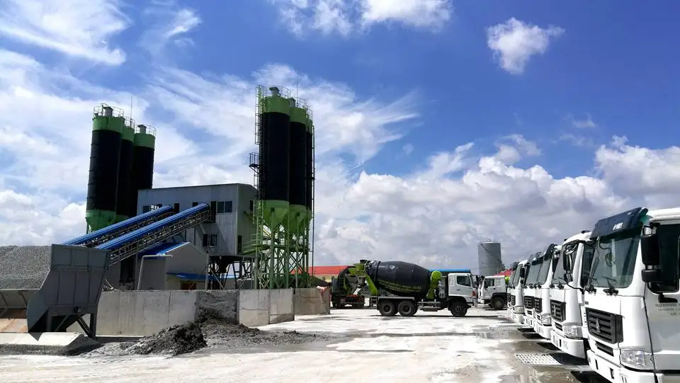 
ZOOMLION HZS60P Mixing Plants concrete batching plant with cheaper price 