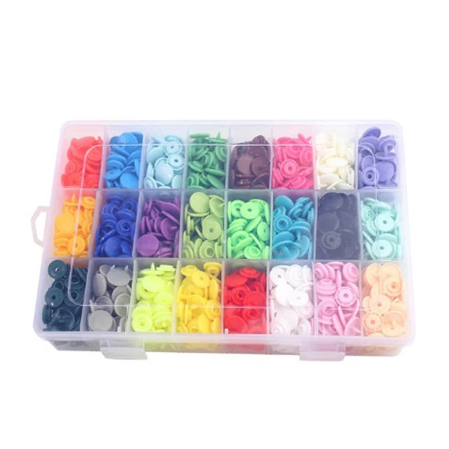 360 комплектов пластиковых кнопок T5 с защелками, набор инструментов и контейнеров-органайзеров, легкая замена кнопок, пресс-машина для кнопок