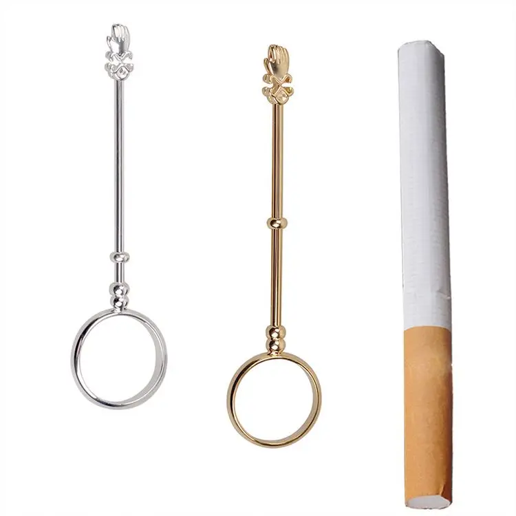 New Design Finger Cigarette Rack Cigarette Holder Ring for Lady Gift