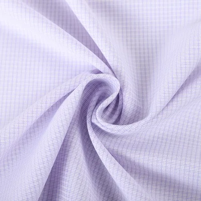 Spring And Summer Bamboo Polyester Fabric Fresh Plaid Shirt Imitating Silk Soft Fabric Bamboo Fiber Organic Bamboo Fabric Manufa