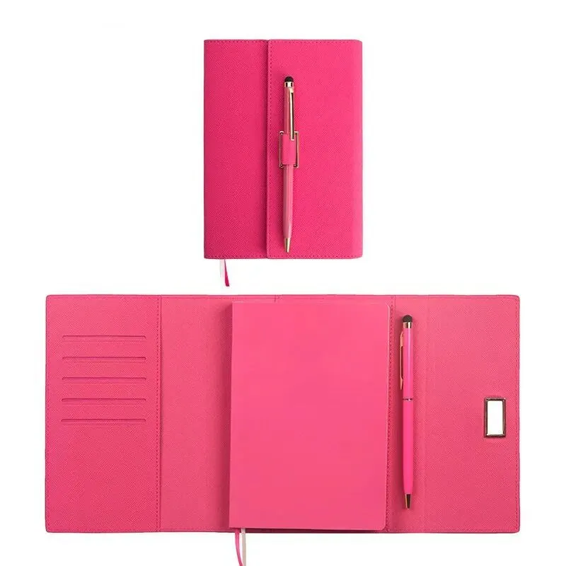 A5 A6 Luxury Beautiful Leather PU Cover Korean Pocket Diary Notebook Planner For Girls Creative Notepad Stationery