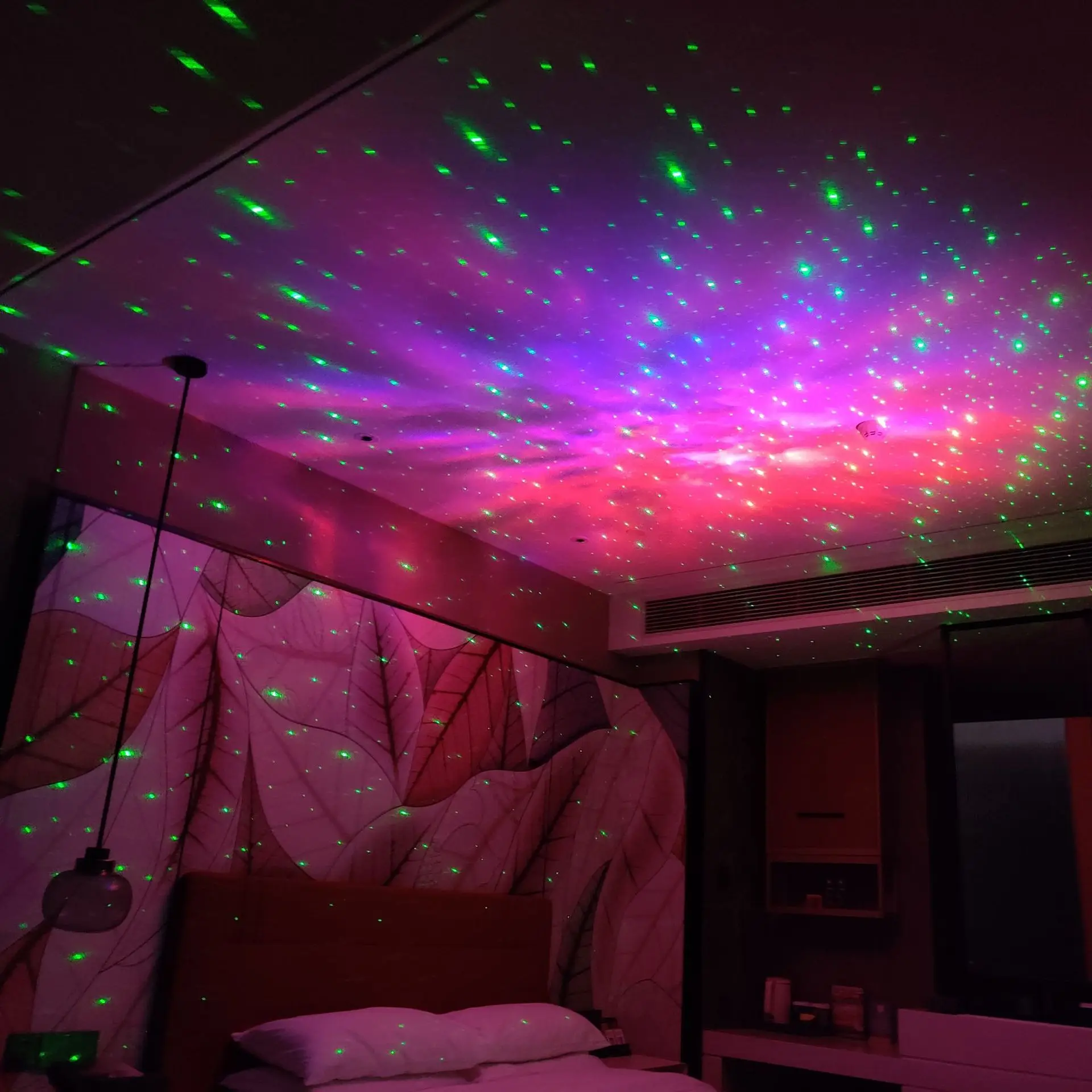 Светодиодный светильник «звездное небо» с функцией BT, светодиодная Туманность для украшения комнаты, проектор, ночник