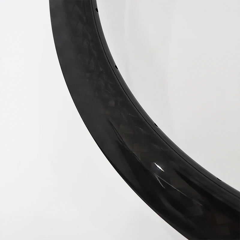 Road Bike Full Carbon Fiber Rims 700C 26mm Width Gravel Bicycle Rims Asseamble Wheels Tubeless Clincher Tubular T700 T800