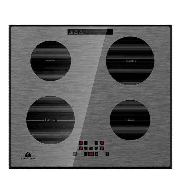 Специальная стеклянная панель, электрическая плита для приготовления пищи, индукционная варочная панель, 4 горелки