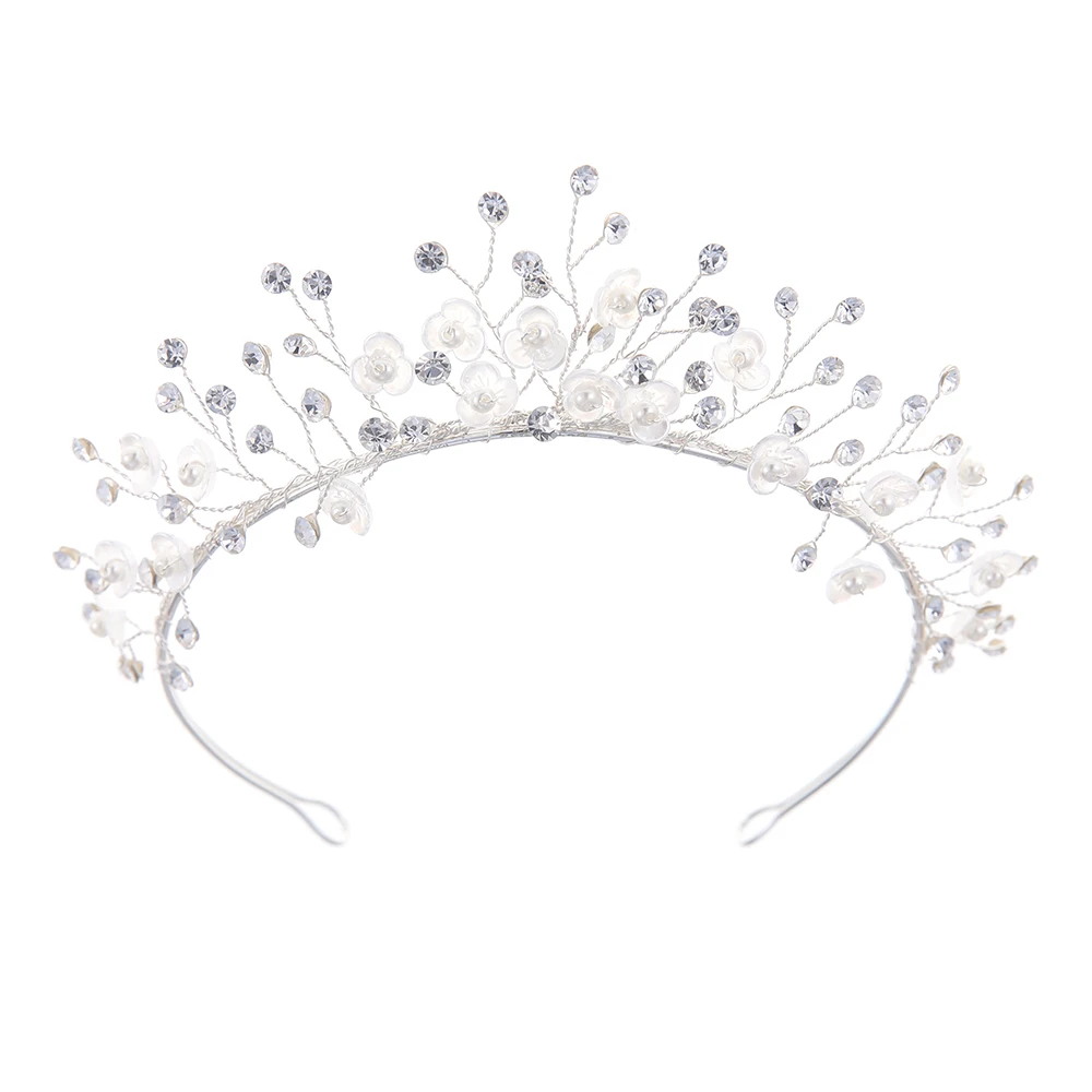 Аксессуары для волос ручной работы с кристаллами и цветами