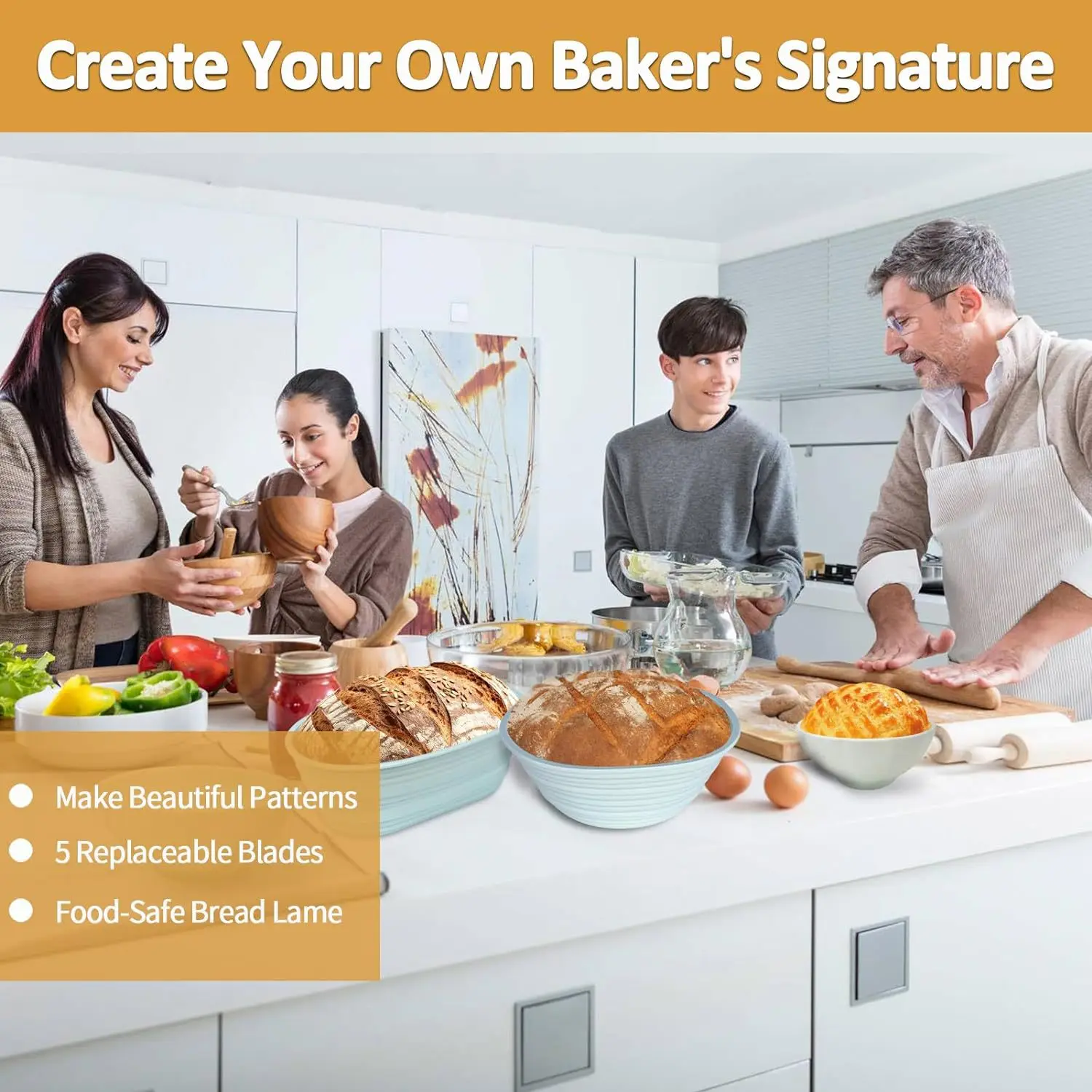 Best Price foldable silicone bread fermentation basket Yeast bread baking bowl Yeast baking bread proofing baskets