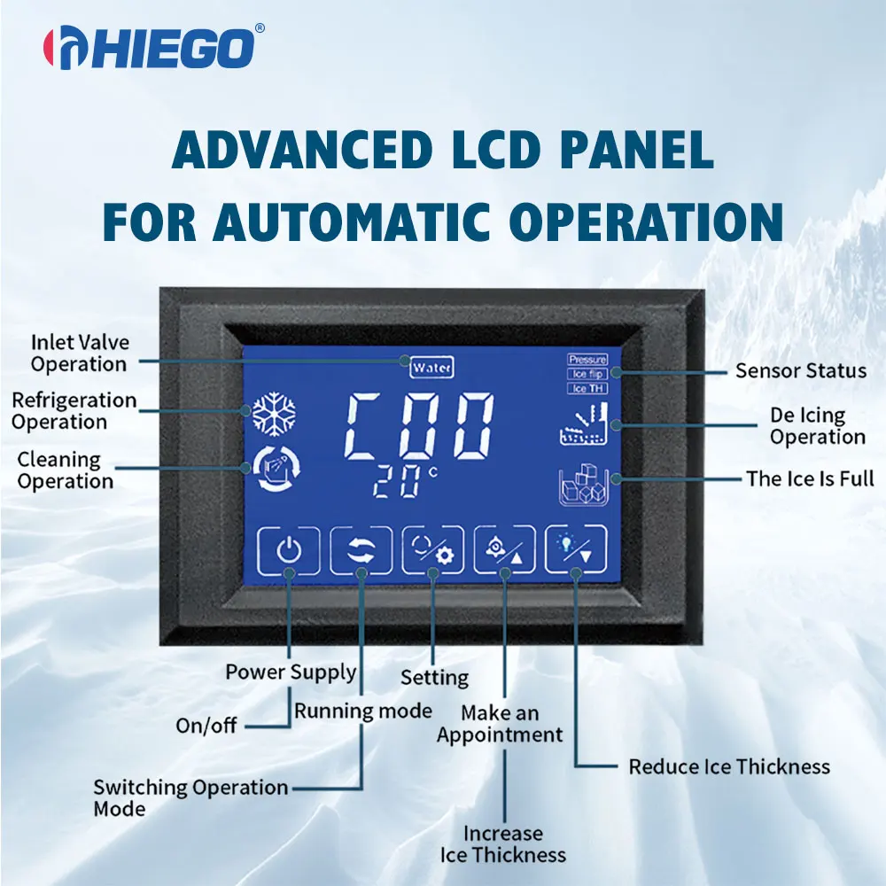 100KG/24H Ice Cube Making Machine Ice maker Machine Ice Factory Machine with Brand Compressor