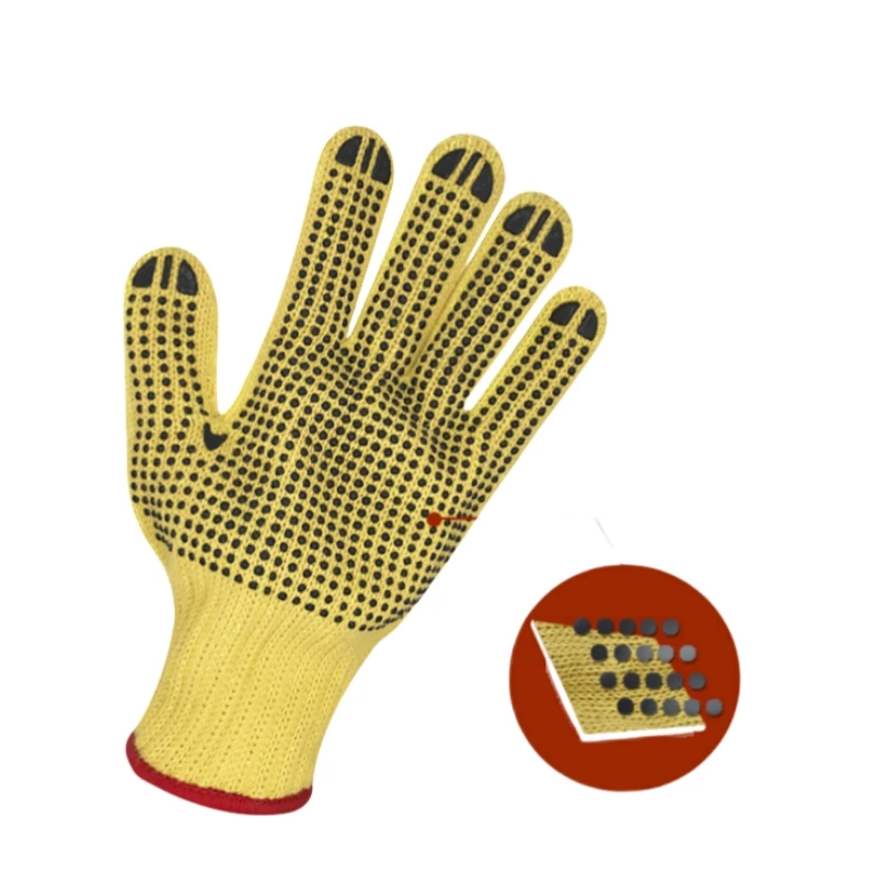 Industrial Boots Safety Anti Cut gloves High Temperature Anti Heat Aramid Oven kevlar Gloves For Heavy Duty Construction Work