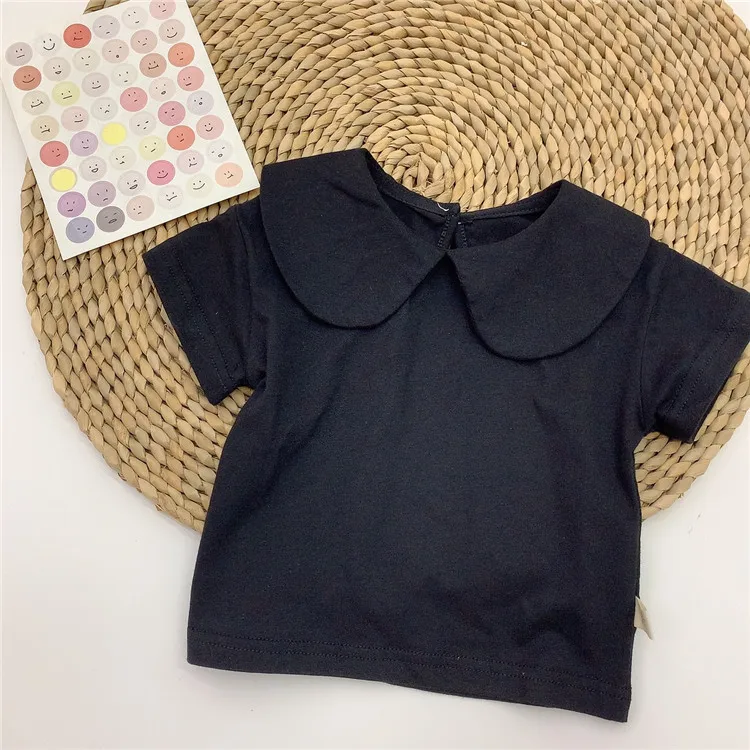 
T-shirt doll shirt baby comfortable breathable top Spot the same paragraph in South Korea baby cotton soft 