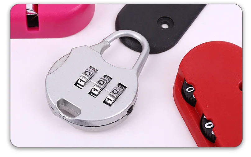 
password The lock backpack Anti-theft lock zipper lock color bag 