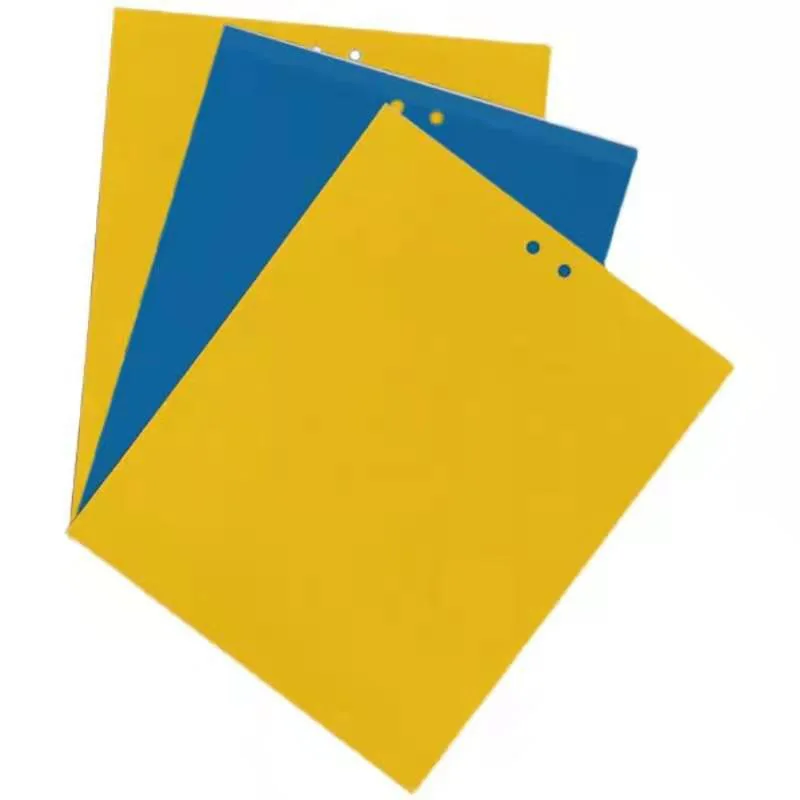 Factory Direct Sales Customized In Various Sizes Yellow Glue Board Plastic Sticky Fruit Fly Trap Insect Bugs Sticker Glue Trap