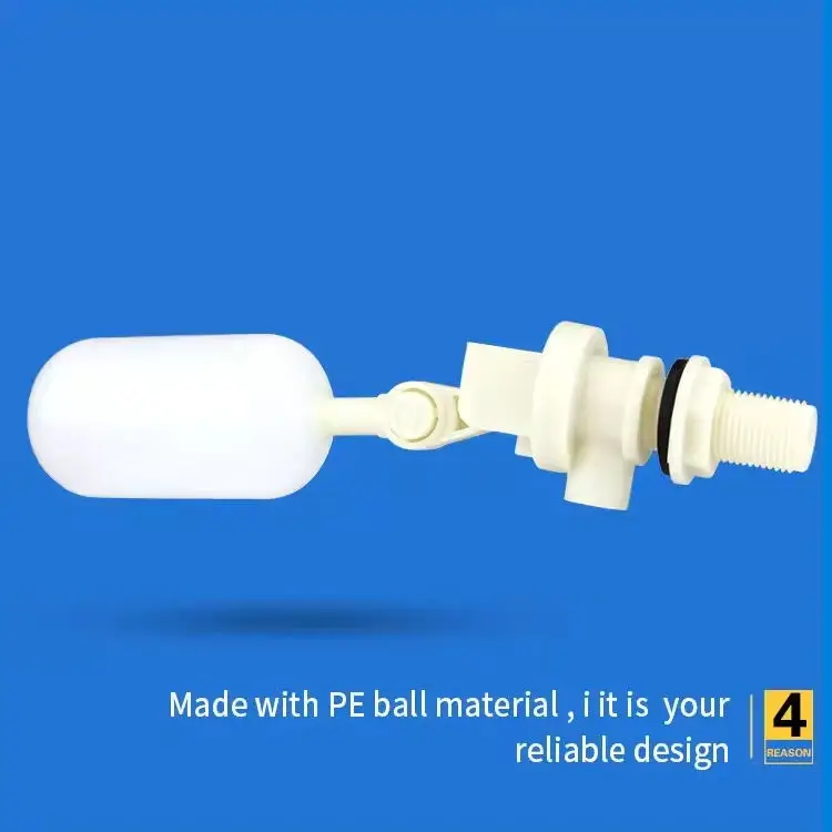 Professional DN15 float ball valve factory price plastic automatic toilet cistern water level control valve