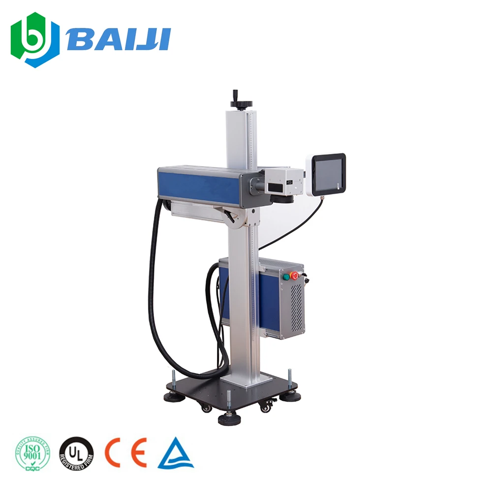 Automatic drinking water PET plastic glass bottle aluminum can expiry date laser printer