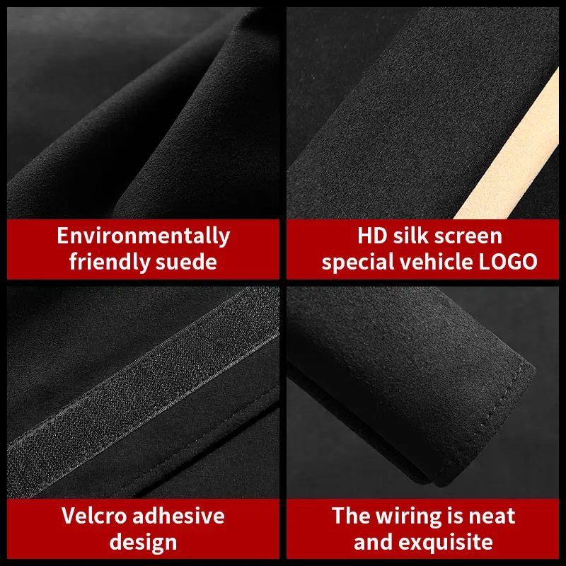 Suede Car Seat Belt Shoulder Cover Protective Pad For BMW Mercedes Audi VW MINI Tesla Toyota Hyundai Ford Interior Accessories