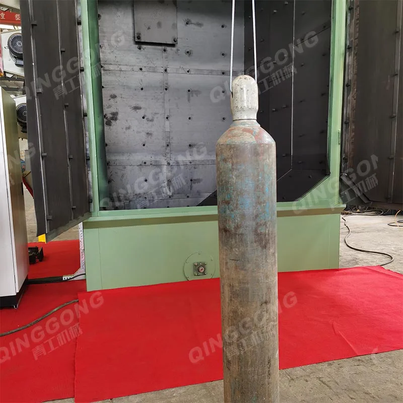 Alloy rims / Aluminum Wheels spinner hanger hook type shot Blast Cleaning Machine