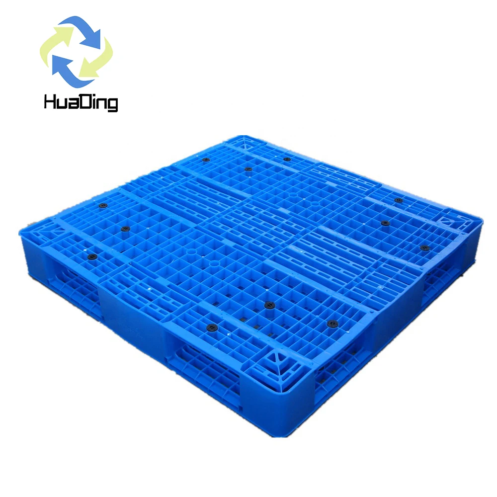 HUADING Pallet Injection Molding Heavy Duplasticcled Plastic 1200*1200 Plastic Company Plastic Pallets in China Euro Pallet 6 T