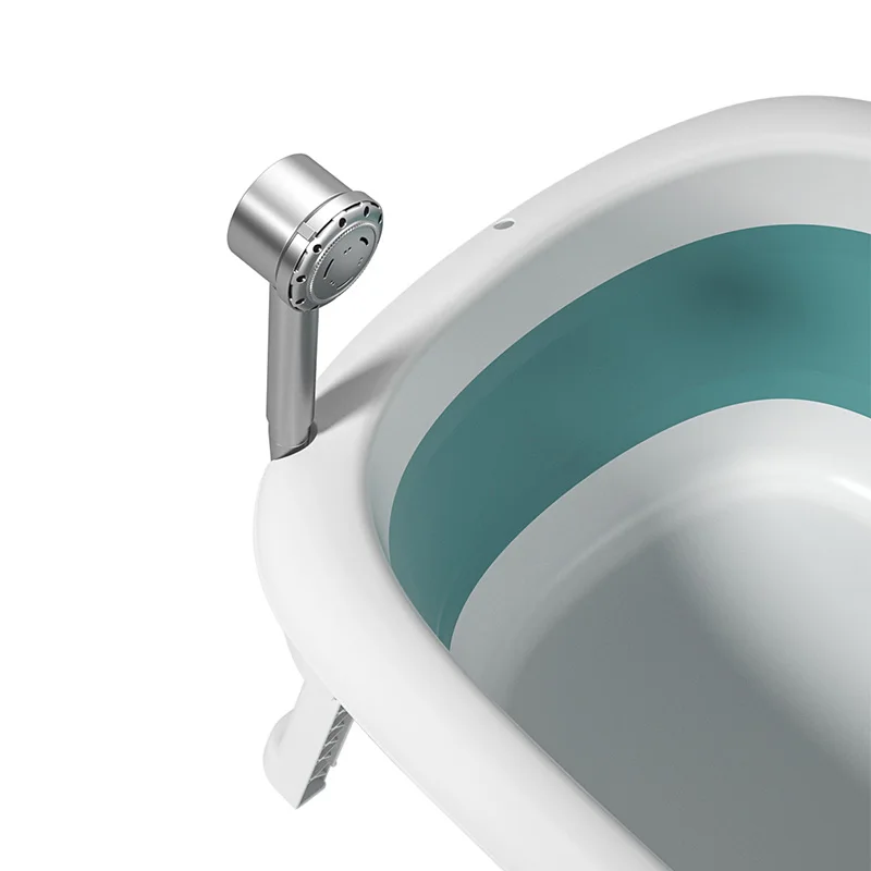 Amazon Hot Sale big size plastic toddler foldable bath tubs folding baby bathtub for kids