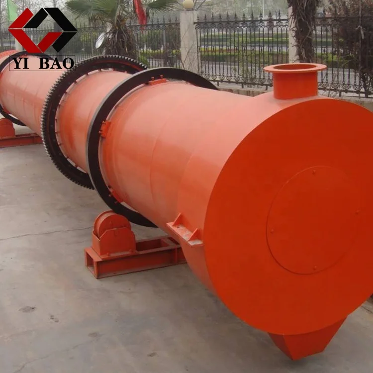 Wood Chips Biomass Roller Rotary Drum Dryer Sawdust Drying Machine
