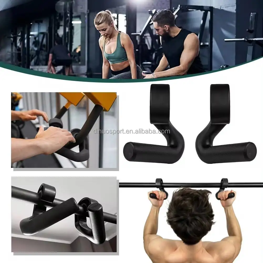 Factory Gym Equipment New Workout 45° Pull Up Hand Grips Sport Neutral Exercise Grip Pull-ups Deadlift Rowing Cable Machine