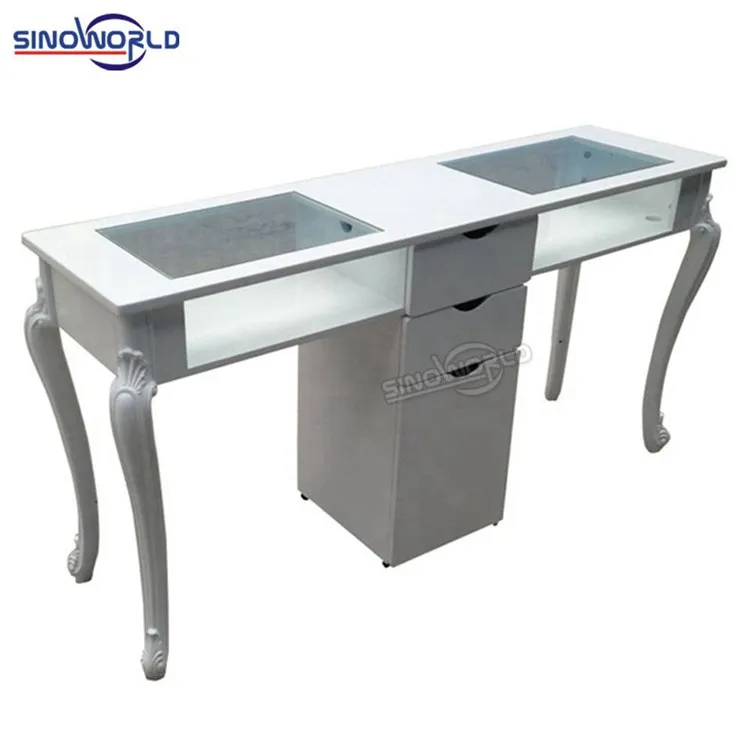 Wholesale Cheap Spa Beauty Salon Technician Nails Furniture Equipment Manicure Table With Fan