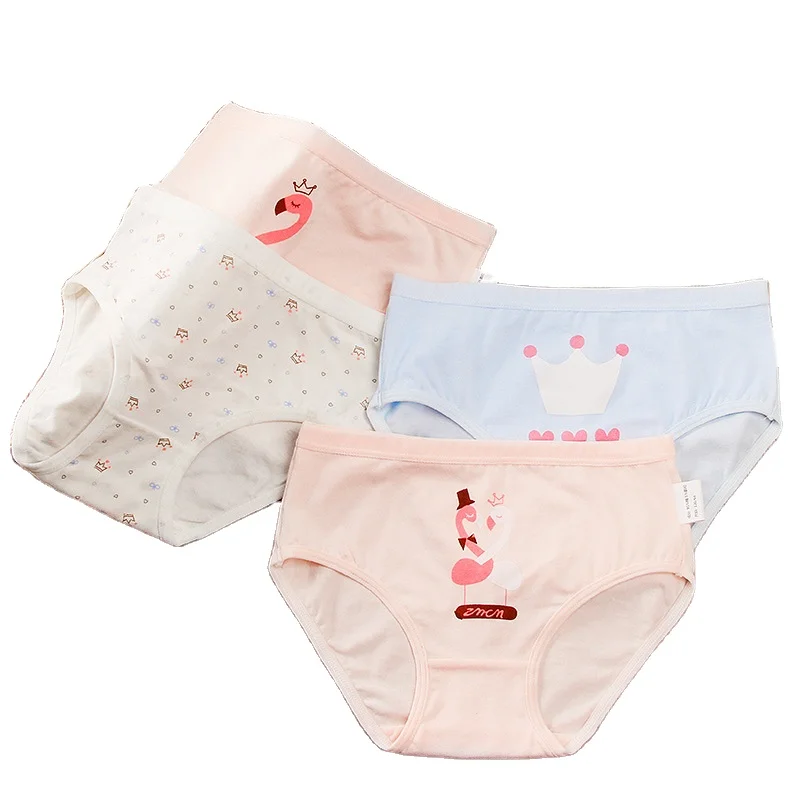 Hot selling cotton underwear children underwear girl korean kids briefs underwear for wholesale panties