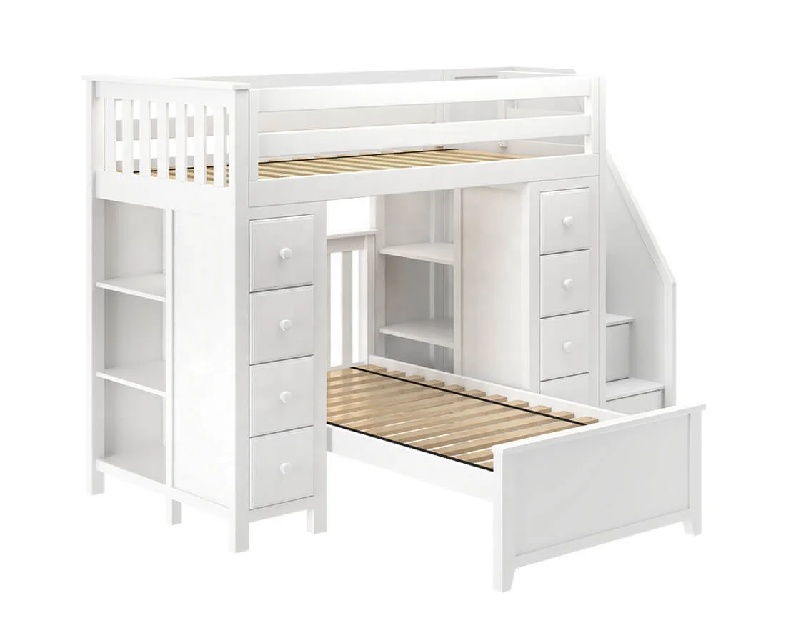 Promotion best selling cheap wooden kids bunk bed