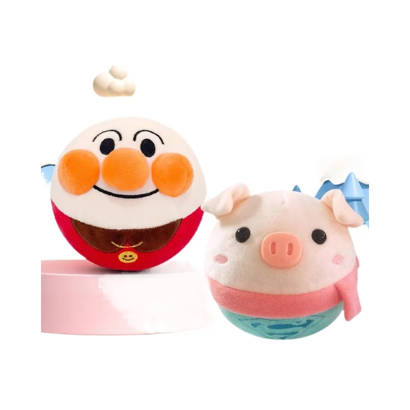 Wahlai New USB Rechargeable Cartoon Pig Electronic Interactive Dog Toy Pet Bouncing Ball Active Moving Pet Plush Dog Squeaky Toy