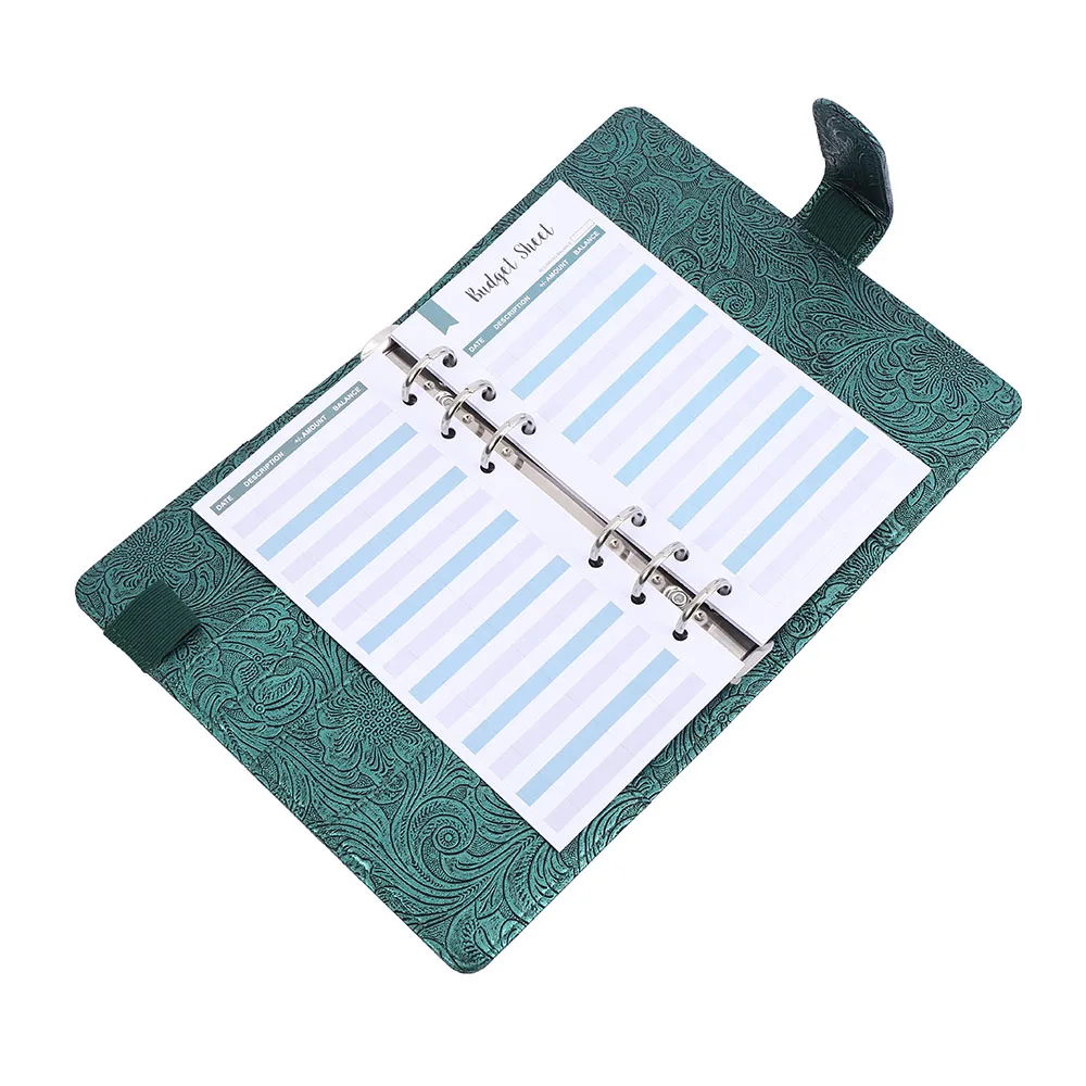 Custom Printing A5 Notebook Budget Binder Notebook Planner Organizer with Personalized Accessories, Envelopes and Wallets