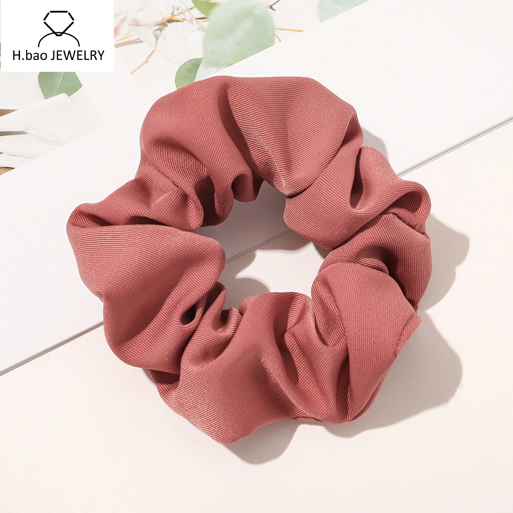 Sweet Girls Scrunchies Candy Color Grid Hair Ties Girls Ponytail Holders Rubber Band Elastic Hair Band Hair Accessories