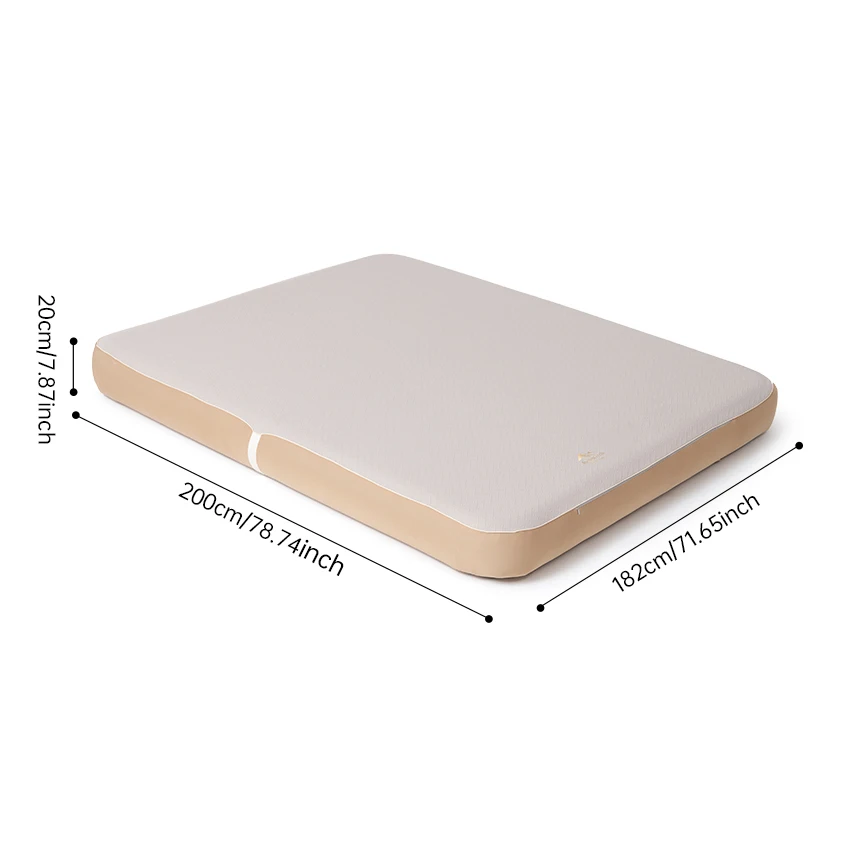 Three-person PVC elastic silk cloud bed brushed air mattress tent Outdoor camping campers make air beds on the floor