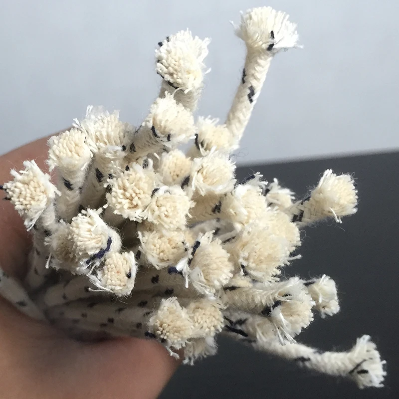 3.5mm Round Wick Kerosene Lamp Burner Wick Useful Strong Cotton Wicks For Most Glass Kerosene Lamps Kerosene Lamp Accessories