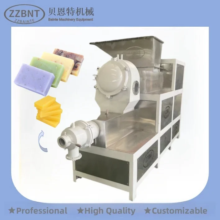 ZZBNT Soap Machine Price 500kg/H Equipment Small Toilet Soap Making Machine Soap Mixer/Plodder/Packing Production Machine